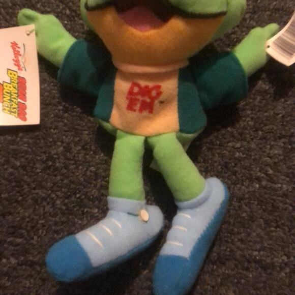 Kellogg's Bean Bag Buddy Breakfast Bunch Dig ‘Em Plush Frog 1999 NWT Collectable - Picture 3 of 6